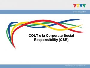 Corporate social responsibility cos è