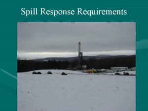 Spill reporting requirements by state