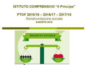 ISTITUTO COMPRENSIVO Il Principe PTOF 201516 201617 201718