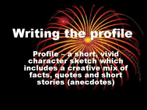 Vivid character Vivid character
