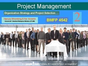 Project portfolio management selection criteria