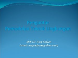 Definisi teknik lingkungan