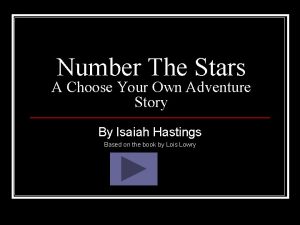 Number The Stars A Choose Your Own Adventure