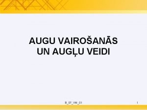 AUGU VAIROANS UN AUGU VEIDI B07VM01 1 K