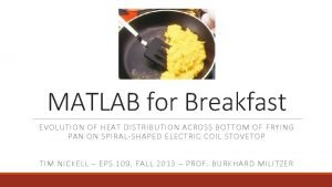 Breakfast matlab
