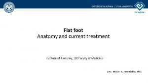 Flat foot