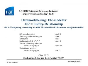 Datamodellering