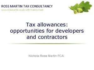 Ross martin tax