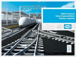 HIMA Products Sales Argumentation Railway segment HIMA Philosophie