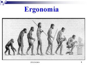 Ergonomia origem