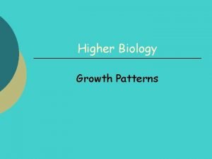 Plant growth patterns