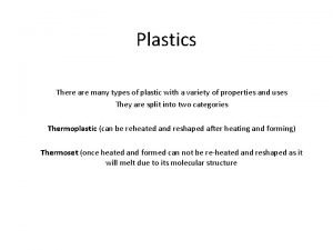 How many types of plastic are there
