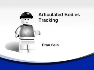 Articulated Bodies Tracking Eran Sela Articulated Body Every