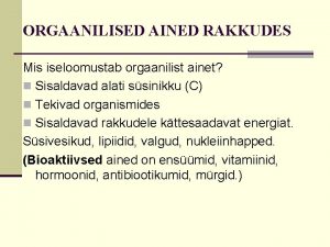 Monosahhariidid