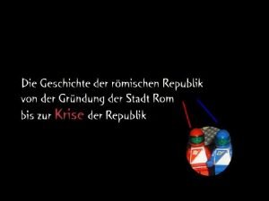 Die Geschichte der rmischen Republik 753 v Chr