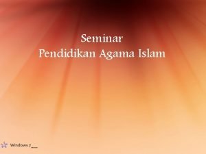 Pengertian seminar pendidikan