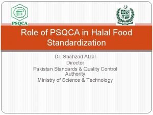 Pakistan halal standard ps 3733