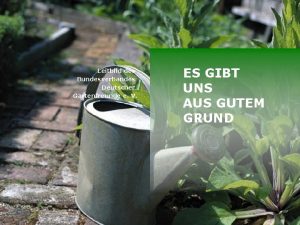 Titelmasterformat Leitbild des Bundesverbandes Deutscher Gartenfreunde e V