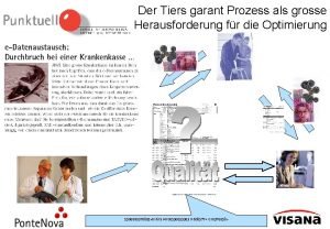 Der Tiers garant Prozess als grosse Herausforderung fr