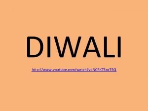 Diwali learning objectives