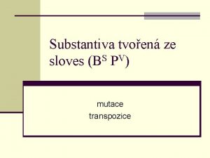 Názvy výsledků děje