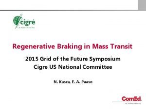 Regenerative Braking in Mass Transit 2015 Grid of