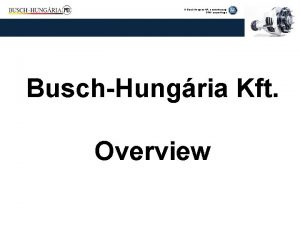 Busch hungária