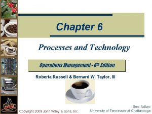 Process technology in operations management