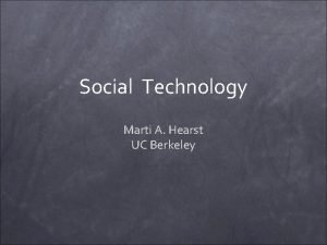 Marti a. hearst Marti a. hearst