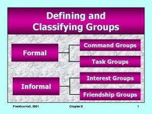 Command groups