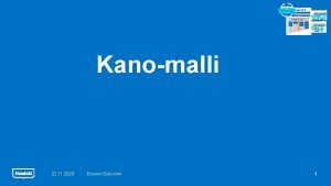 Kano malli