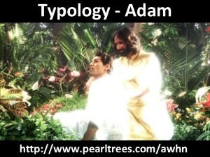 Typology of adam and jesus