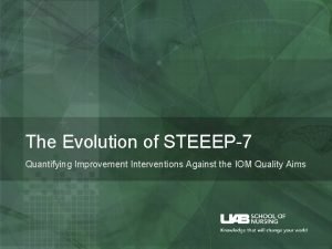 Steeep model