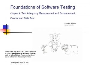 Adequacy of test items in testing