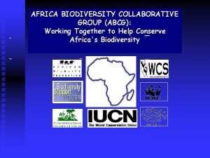 Africa biodiversity collaborative group