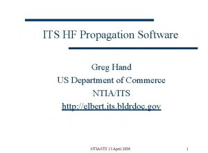 Hf propagation software