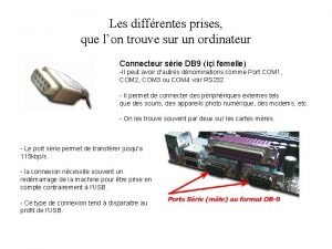 Different port d'un ordinateur