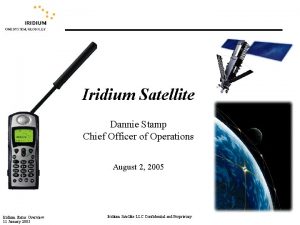 Satellite officer