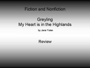 Greyling by jane yolen