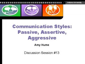 Aggressive vs assertive vs passive