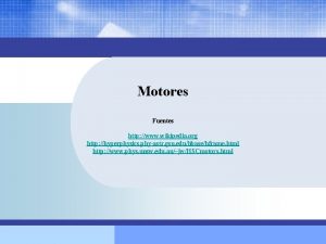 Motores Fuentes http www wikipedia org http hyperphysics Motores Fuentes http www wikipedia org http hyperphysics