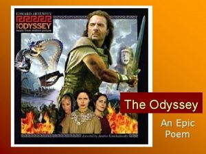 Why is the odyssey an epic poem
