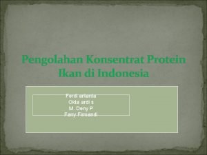 Konsentrat ikan