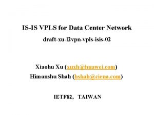 Vpls data center