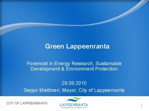 Lappeenranta climate