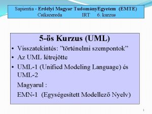 Sapientia Erdlyi Magyar Tudomny Egyetem EMTE Cskszereda IRT