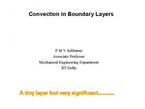 Thermal boundary layer