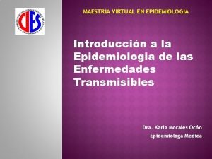 Fórmula de incidencia y prevalencia Fórmula de incidencia y prevalencia