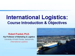 Types of logistics