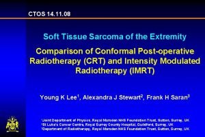 CTOS 14 11 08 Soft Tissue Sarcoma of
